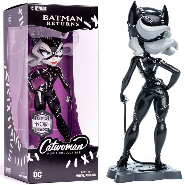 Cryptozoic DC Comics Batman Returns Catwoman Noir Edition Exclusive Vinyl Figure